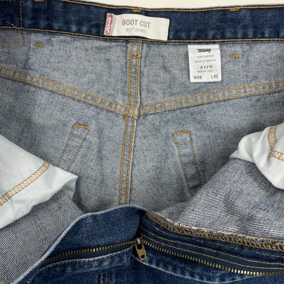 Levi's Blue Bootcut Jeans for Men - Picture 13 of 15